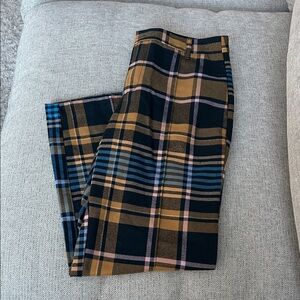Urban Outfitters Plaid Pants - Black, Brown, Blue